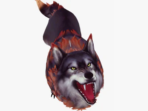 WOLF DOG WOLF - DOG CANINE 3D Model