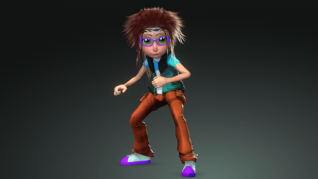CARTOON GIRL KID CHILD GIRL 3D Модель In Женщина 3DExport