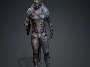 WATER MONSTER - AXE EVIL - 3D MODEL AQUAMAN MONSTER EVIL 3D Model