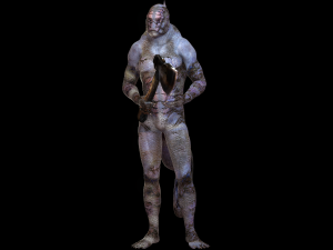 WATER MONSTER - AXE EVIL - 3D MODEL AQUAMAN MONSTER EVIL Modello 3D