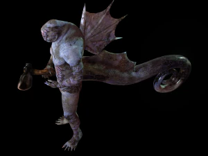 WATER MONSTER - AXE EVIL - 3D MODEL AQUAMAN MONSTER EVIL 3D Model