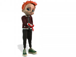 BOY KID CARTOON 3D मॉडल