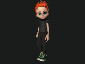 BOY KID CARTOON 3D मॉडल