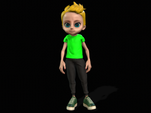 BOY KID CARTOON 3D मॉडल