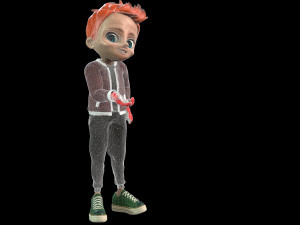 BOY KID CARTOON 3D मॉडल