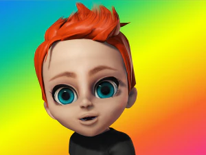 BOY KID CARTOON 3D Model
