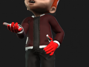 BOY KID CARTOON 3D मॉडल