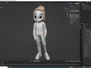 BOY KID CARTOON 3D Model