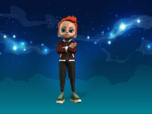 BOY KID CARTOON 3D Model