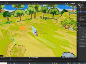KIDS CARTOONS 3D - OSTRICH - BEAR - CAT - 2D PAINTED to 3D Modèle 3D