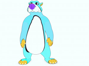 BEAR 3D KIDS CHIDL Cartoon 2D ASPECT Modelo 3D