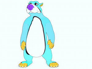 BEAR 3D KIDS CHIDL Cartoon 2D ASPECT Modelo 3D