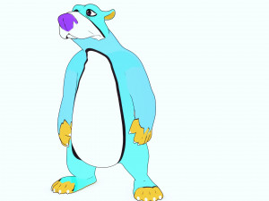 BEAR 3D KIDS CHIDL Cartoon 2D ASPECT Modelo 3D