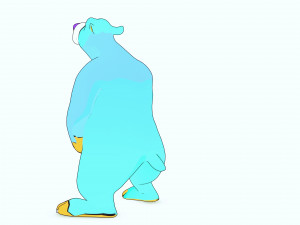 BEAR 3D KIDS CHIDL Cartoon 2D ASPECT Modelo 3D