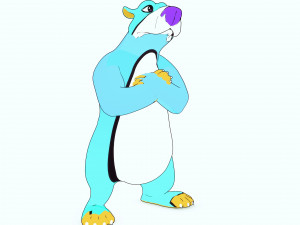 BEAR 3D KIDS CHIDL Cartoon 2D ASPECT Modelo 3D