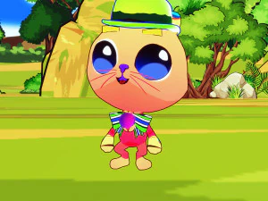 GATO 3D CRIAN&Ccedil;AS CHIDL GATO ASPECTO 2D Modelo 3D