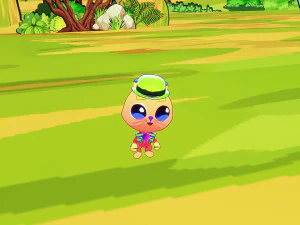 GATO 3D CRIAN&Ccedil;AS CHIDL GATO ASPECTO 2D Modelo 3D