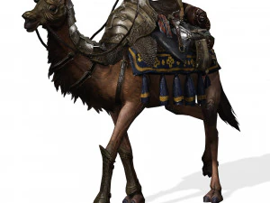 Camel - Desert - CAMEL ANIMATED 3D Model