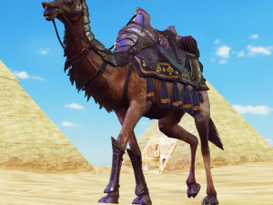 Camel - Desert - CAMEL ANIMATED 3D Model