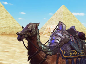 Camel - Desert - CAMEL ANIMATED 3D Model