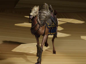 Camel - Desert - CAMEL ANIMATED 3D Model