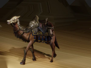 Camel - Desert - CAMEL ANIMATED 3D Model