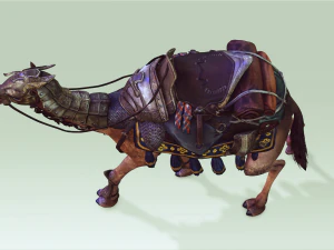 Camel - Desert - CAMEL ANIMATED 3D Model