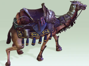 Camel - Desert - CAMEL ANIMATED 3D Model