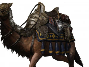 Camel - Desert - CAMEL ANIMATED 3D Model
