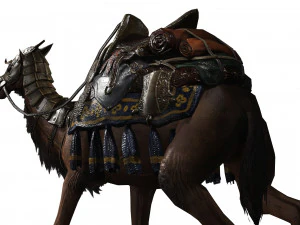 Camel - Desert - CAMEL ANIMATED 3D Model