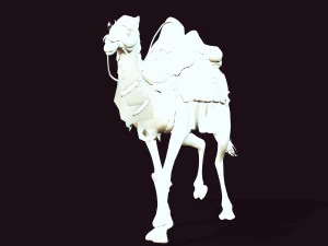 Camel - Desert - CAMEL ANIMATED 3D Model