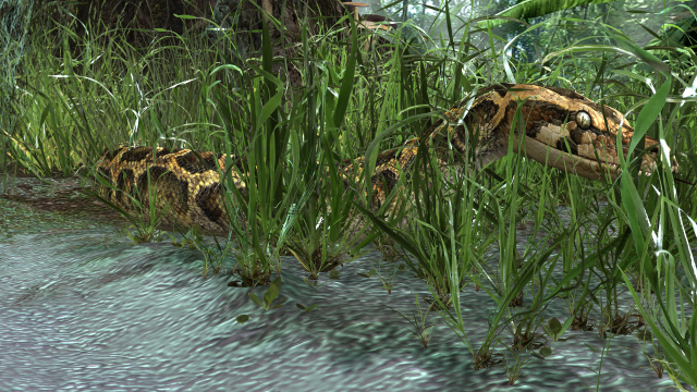 PYTHON SNAKE ANIMATED - SNAKE PYTHON REPTILE 3D Model in Reptile 3DExport