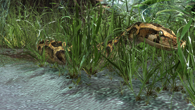 PYTHON SNAKE ANIMATED - SNAKE PYTHON REPTILE 3D Model in Reptile 3DExport