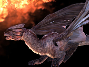 DRAGON FLYING DRAGON 3D MODEL Modelo 3D