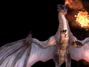 DRAGON FLYING DRAGON 3D MODEL Modelo 3D