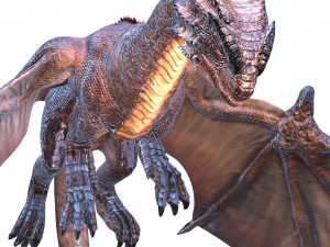 DRAGON FLYING DRAGON 3D MODEL Modelo 3D