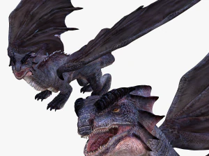DRAGON FLYING DRAGON 3D MODEL 3D Model