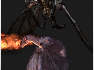 DRAGON FLYING DRAGON 3D MODEL Modelo 3D