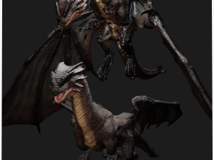 DRAGON FLYING DRAGON 3D MODEL Modelo 3D