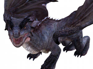 DRAGON FLYING DRAGON 3D MODEL 3D Model
