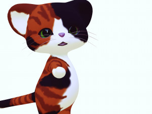 CAT KIDS CARTOON Modèle 3D