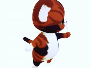 CAT KIDS CARTOON Modèle 3D