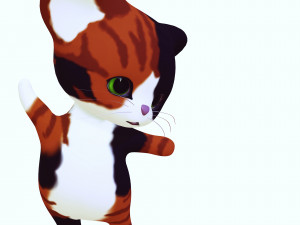 CAT KIDS CARTOON Modèle 3D