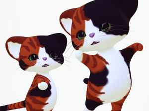 CAT KIDS CARTOON 3D Модель