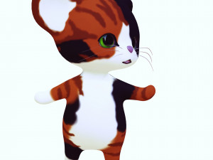 CAT KIDS CARTOON Modèle 3D