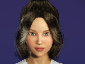 Girl REALISTIC WOMAN AND GIRL 3D MODEL Modelo 3D