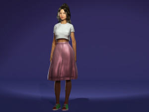 Girl REALISTIC WOMAN AND GIRL 3D MODEL Modelo 3D