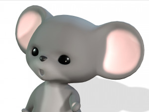 MOUSE CARTOON MOUSE KIDS CHILD 3D Модель