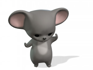 MOUSE CARTOON MOUSE KIDS CHILD 3D Модель