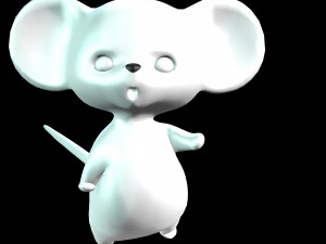 MOUSE CARTOON MOUSE KIDS CHILD 3D Модель